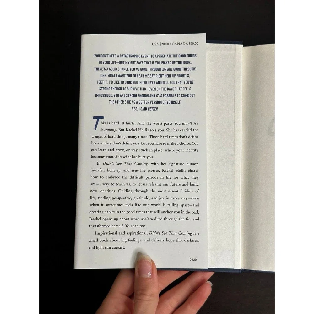 Didn't See That Coming: Putting Life Back Together by Rachel Hollis